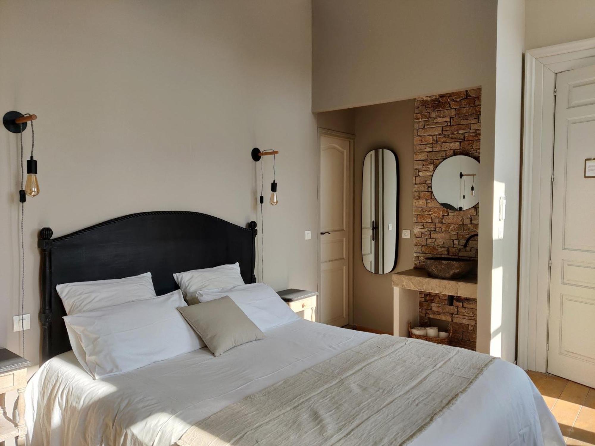 Chambres D'Hotes - Bed And Breakfast Les Palmiers Мез Номер фото